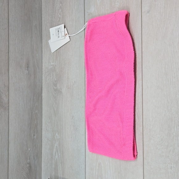 NWT Good American Women Bright Pink Swim bikini top sz 5/6 2XL/3XL - Picture 1 of 8